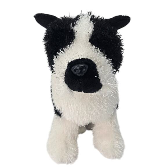 Ganz Boston Terrier Puppy Dog Webkinz HM173 Stuffed Animal Plush No Code 8" - Picture 1 of 8